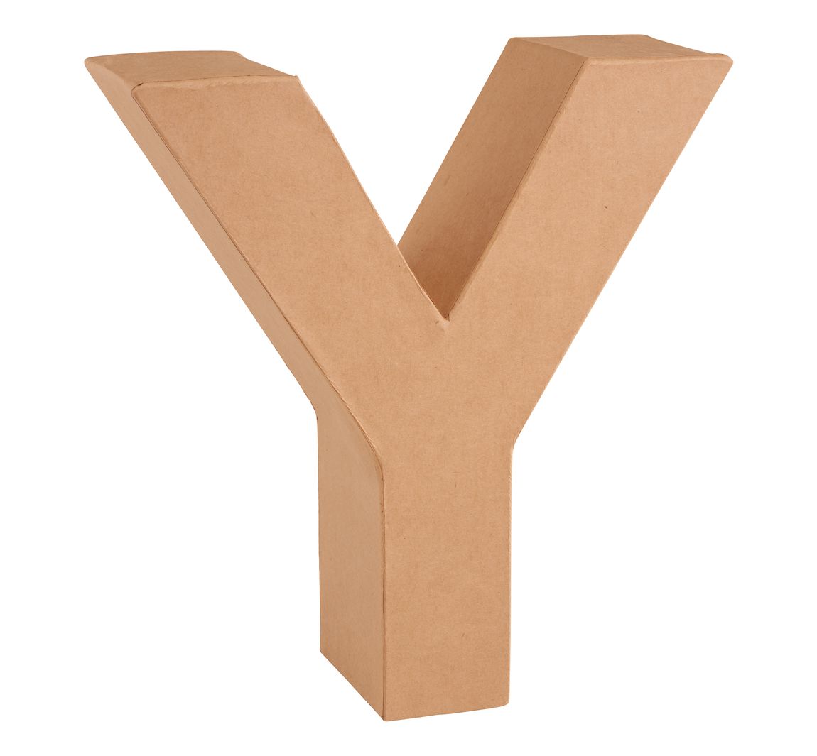 Papp-Buchstabe - Buchstabe "Y"