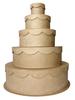 Box set "Cake", set of 5, papier-mâché