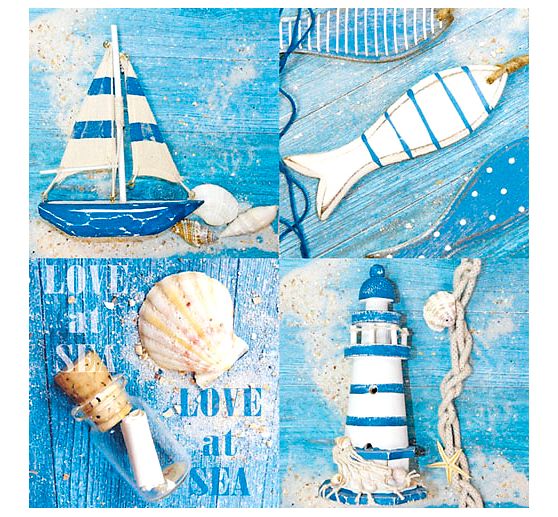 Serviette "Love at Sea"