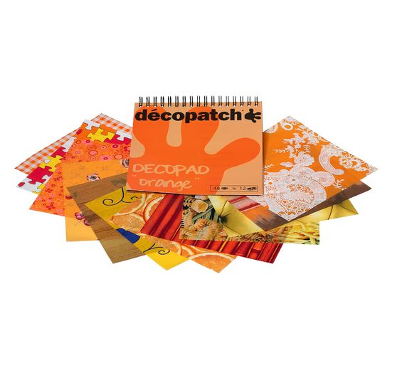 Décopatch Papierblock "Decopad Orange"
