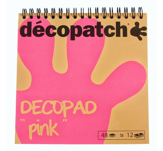 Décopatch Papierblock "Decopad Pink"
