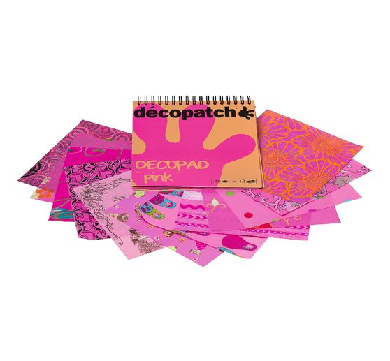 Décopatch Papierblock "Decopad Pink"