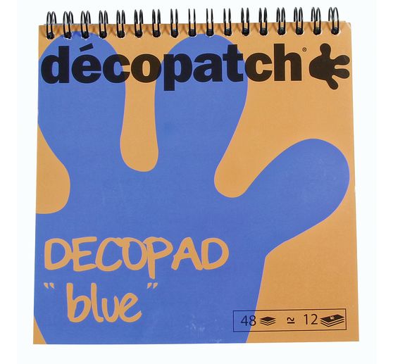 Décopatch Papierblock "Decopad Blue"