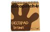 Décopatch Papierblock "Decopad Brown"