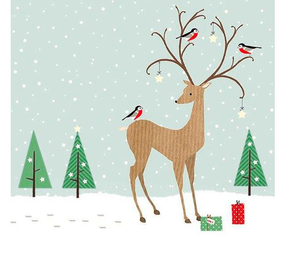 Serviette "Winterfreude"