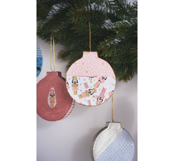 VBS Anhänger "Weihnachtskugeln", flach
