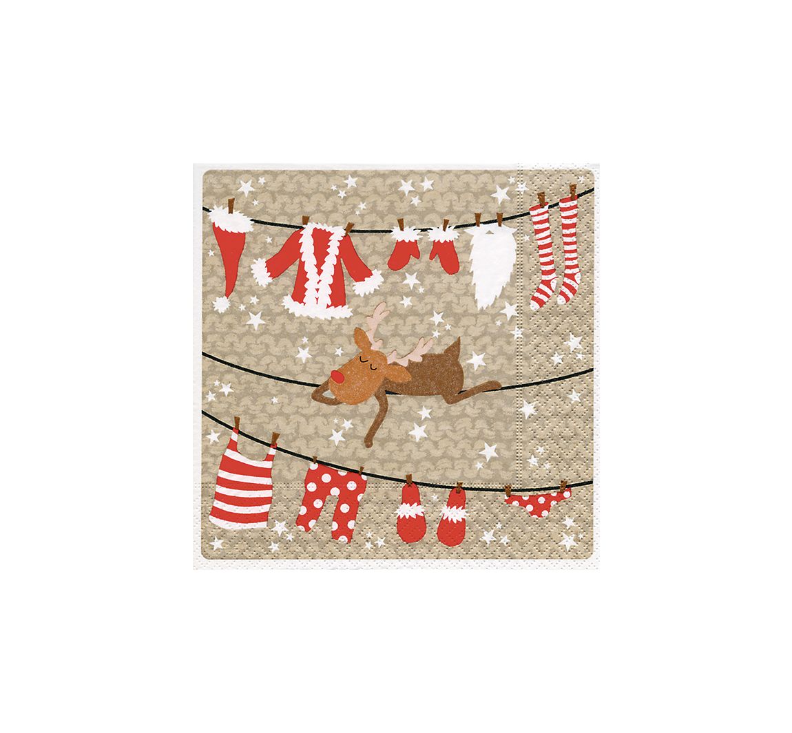 Serviette "Entspannte Weihnachten" - 20 Stück