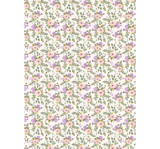 Décopatch-Papier "Blumen Lila Pastell", 3 Stück