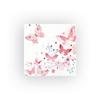 Napkin "Beautiful butterflies", rose