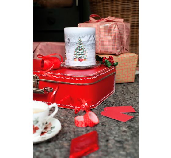 Serviette "Verschneite Weihnacht"