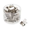 VBS Foldback clamp, 19 mm, 40 pieces Silver