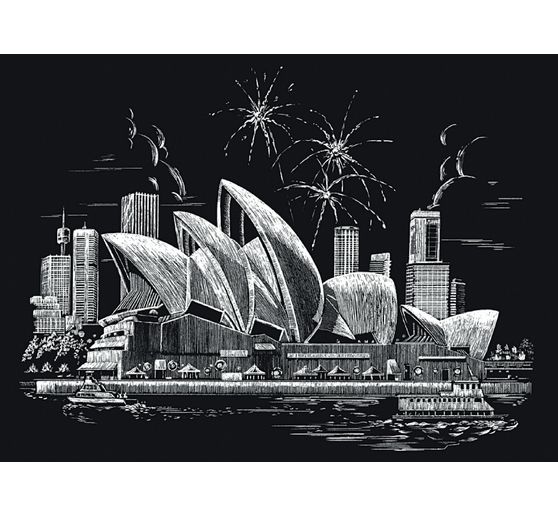 Kratzbild "Sydney Opera House"