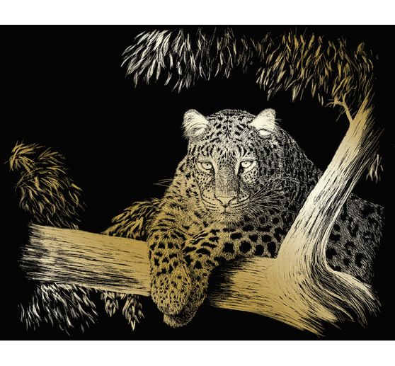 Kratzbild "Gepard"