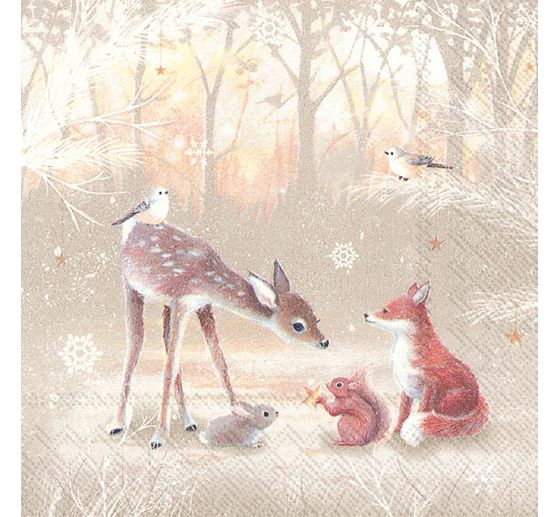Serviette "Waldfreunde"