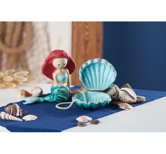 Muschelbox, Pappmaché