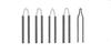 Set of burning loops, 5 pieces