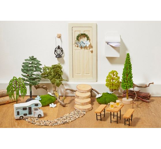 Miniatur Biertischgarnitur-Set