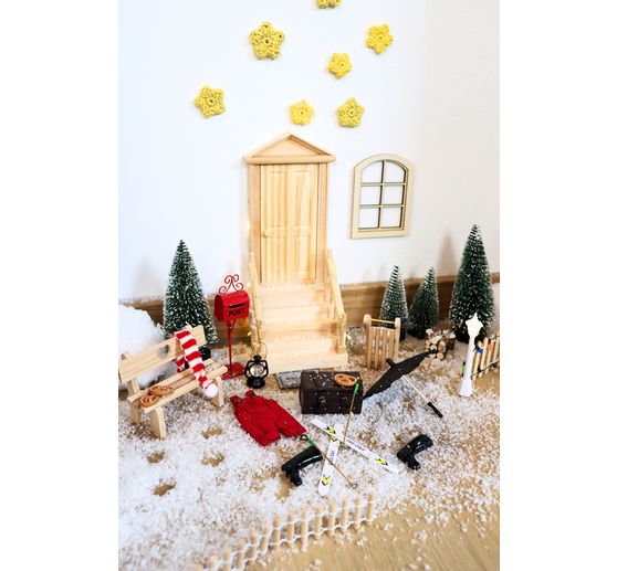 Miniatur Treppe mit Handlauf