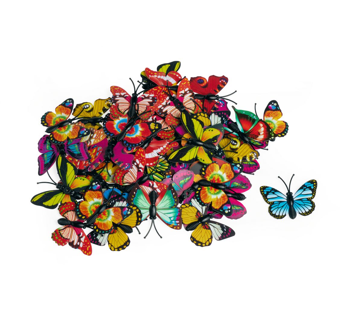 VBS Streuteile "Schmetterling", Klein, 50 Stück