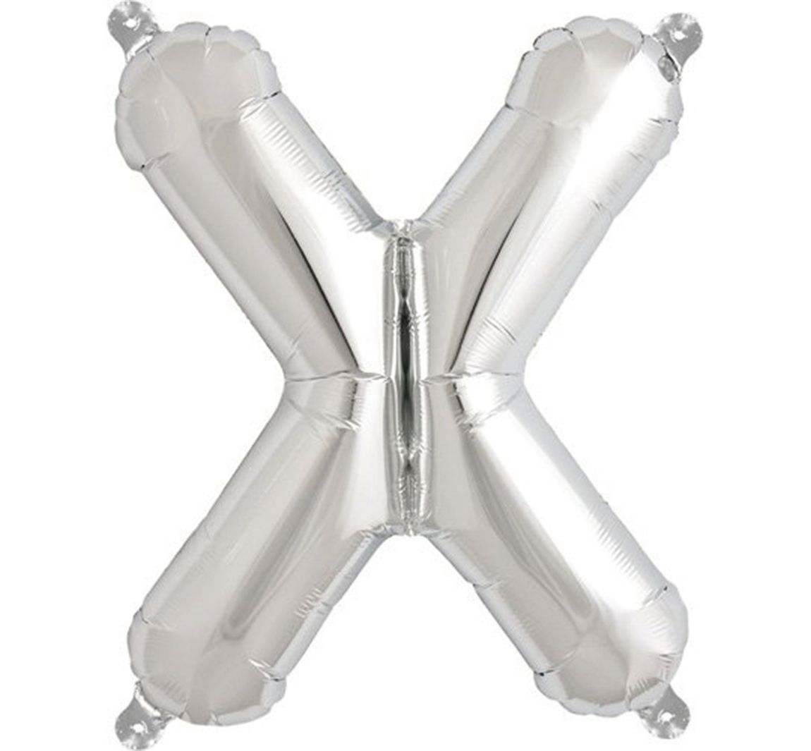 Folienballon "Buchstabe" - Buchstabe "X"