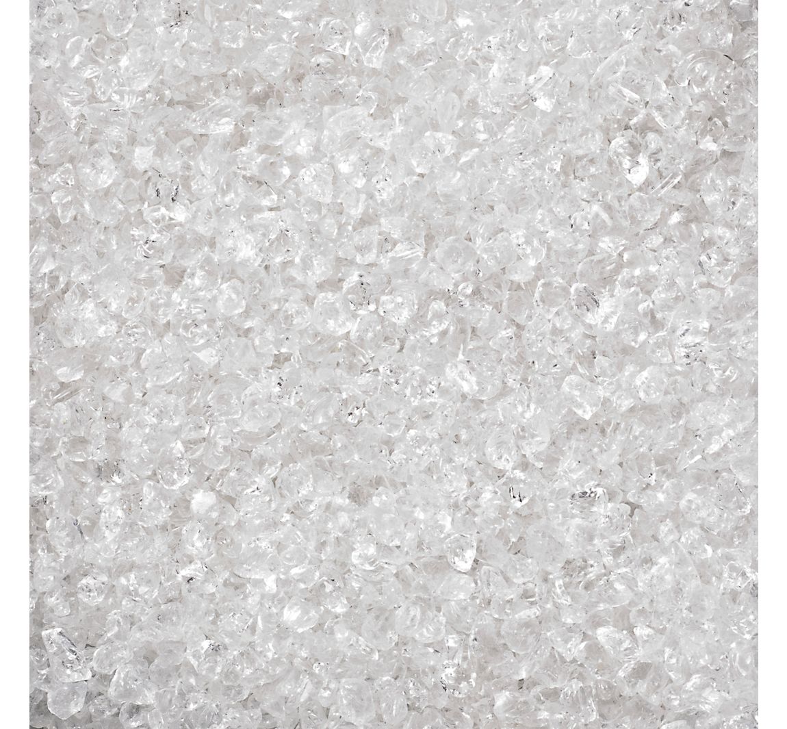 Glassteine, 2-4 mm - Bergkristall