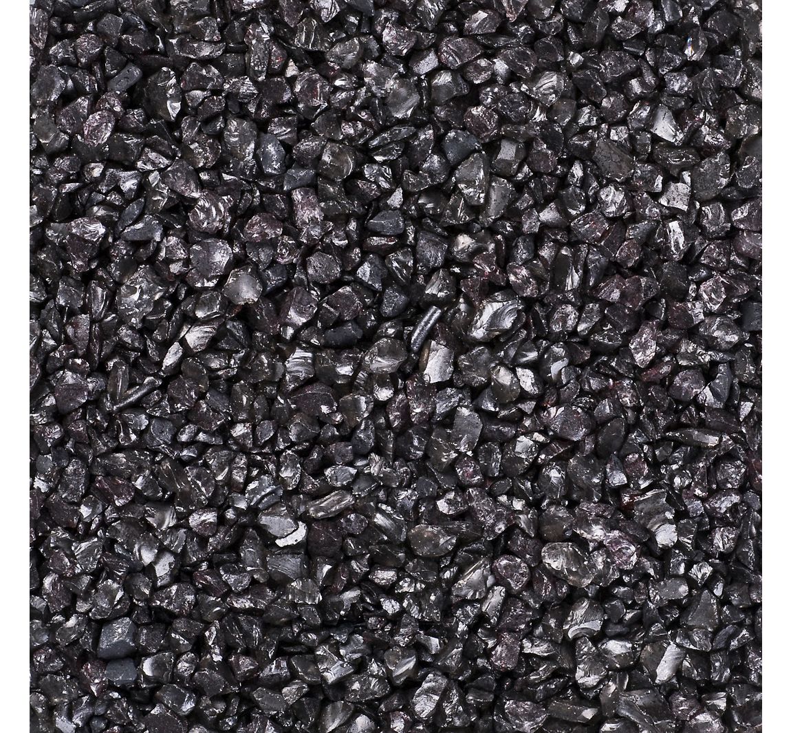 Glassteine, 2-4 mm - Hämatit