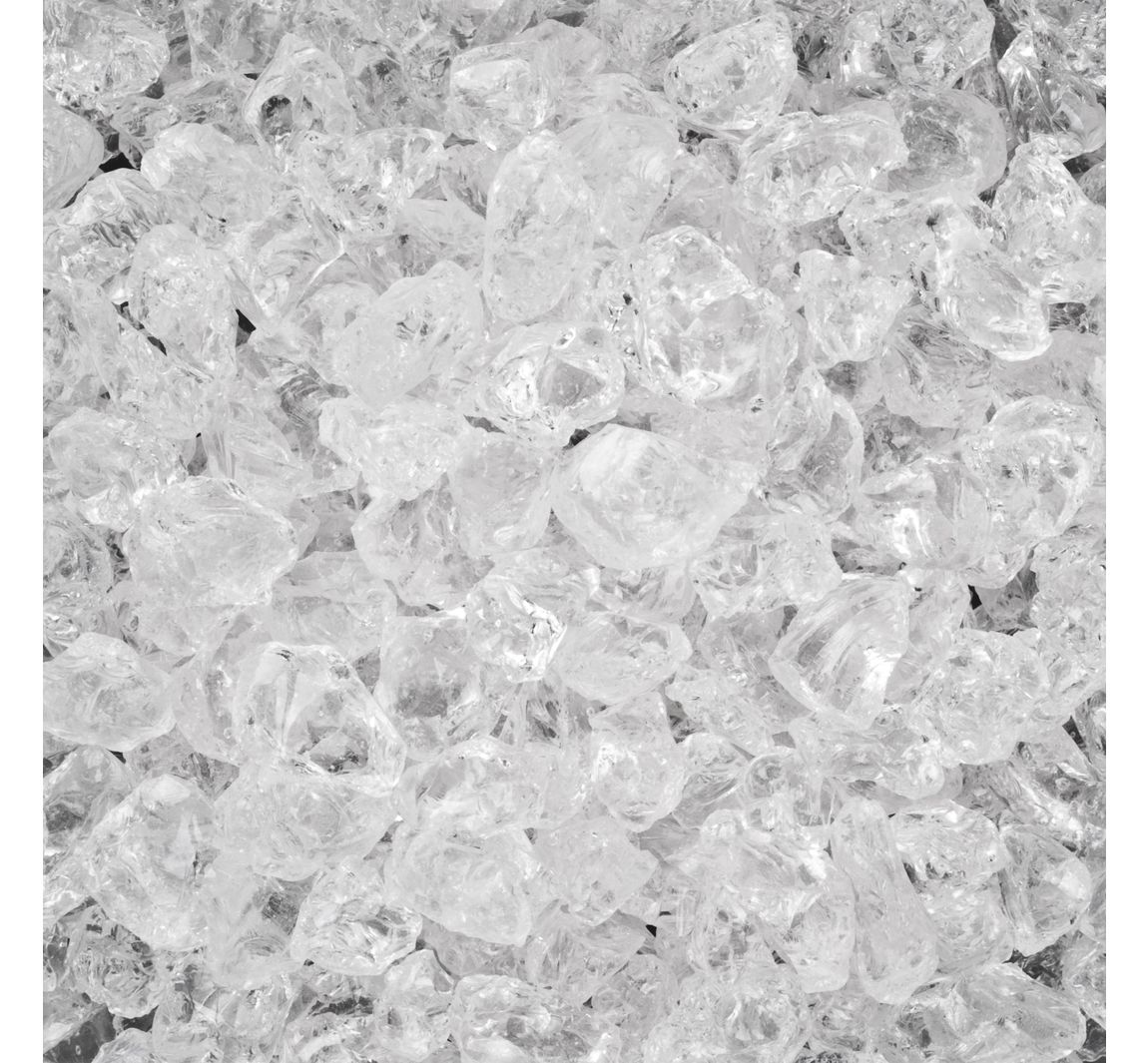 Glassteine, 4-10 mm - Bergkristall