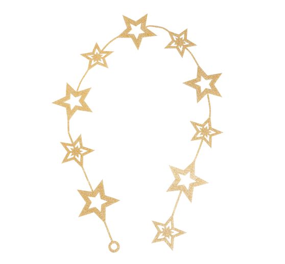 Glittergirlande "Sterne"