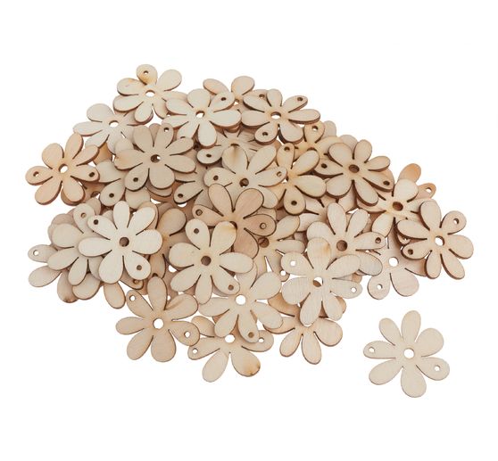 VBS Wooden scatter decoration "Flower"