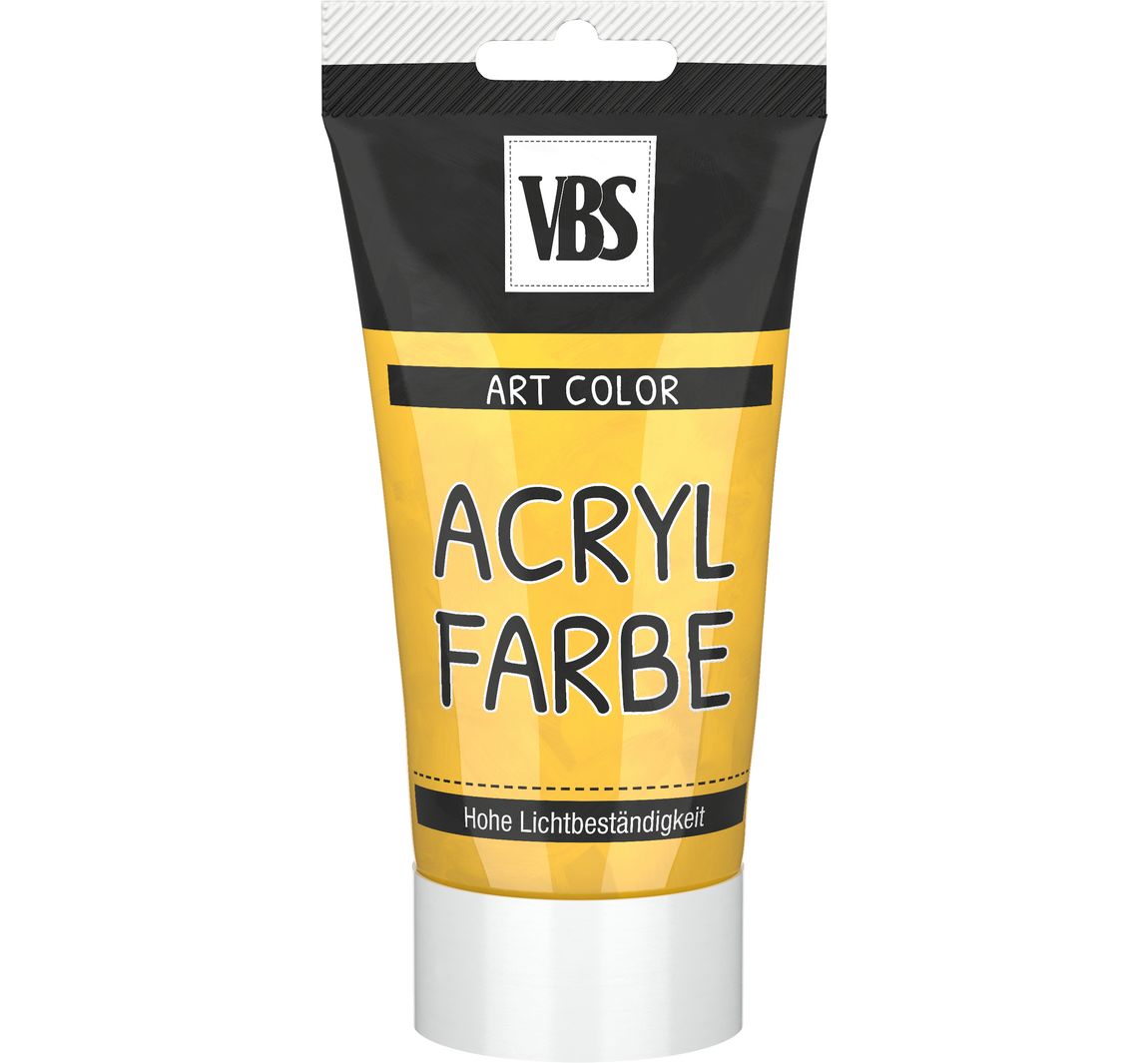 VBS Acrylfarbe, 75 ml - Kadmiumgelb