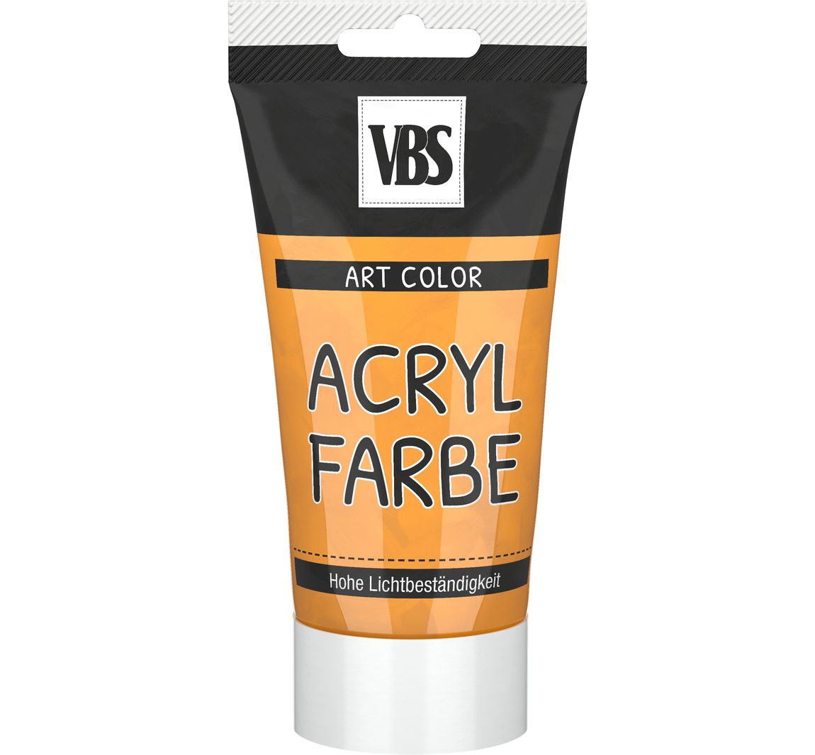 VBS Acrylfarbe, 75 ml - Kadmiumgelb-Dunkel