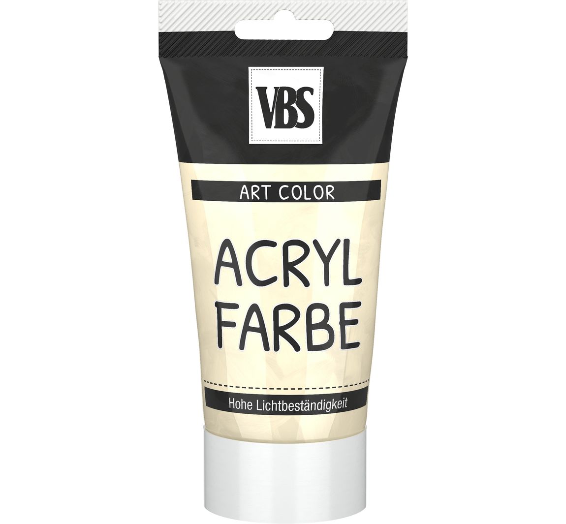 VBS Acrylfarbe, 75 ml - Elfenbein