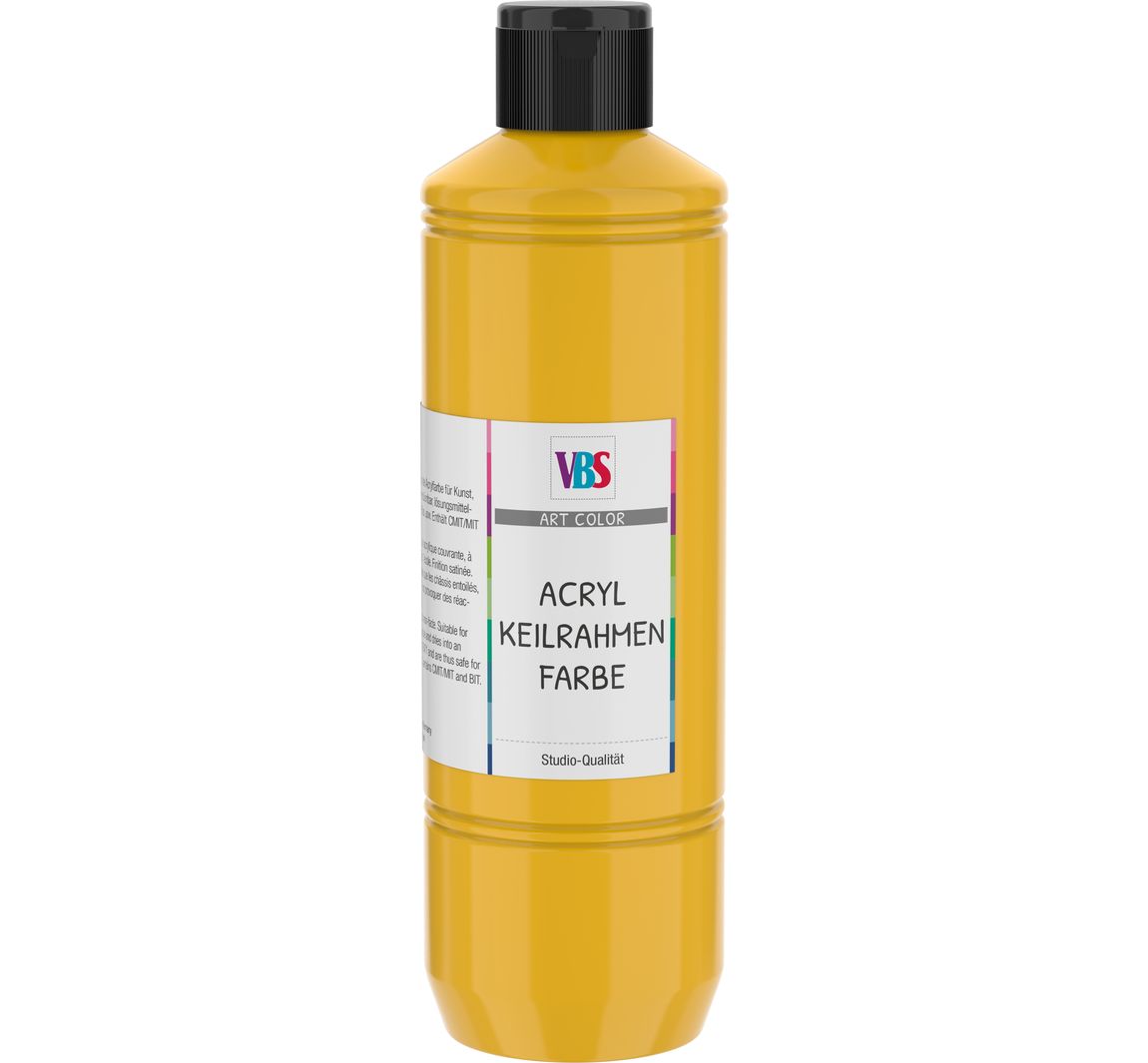VBS Acryl-Keilrahmenfarbe - Kadmiumgelb-Dunkel