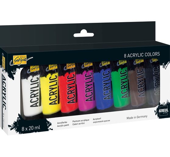 Solo Goya Acrylic 20ml, 8er-Set