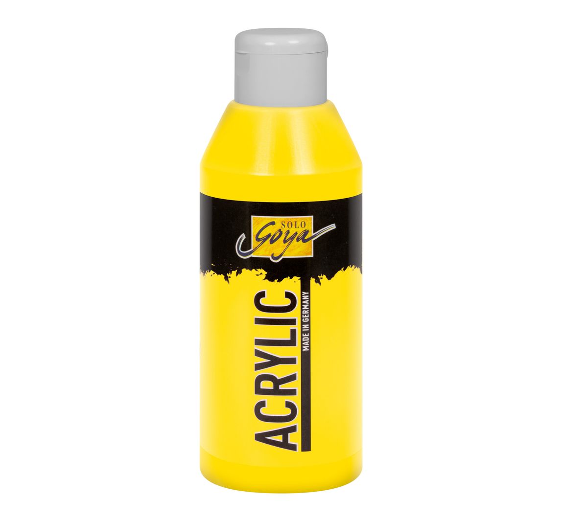 Solo Goya Acrylic, 250 ml - Echtgelb-Hell