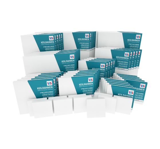 VBS Keilrahmen "Mega-Pack", 60-tlg.