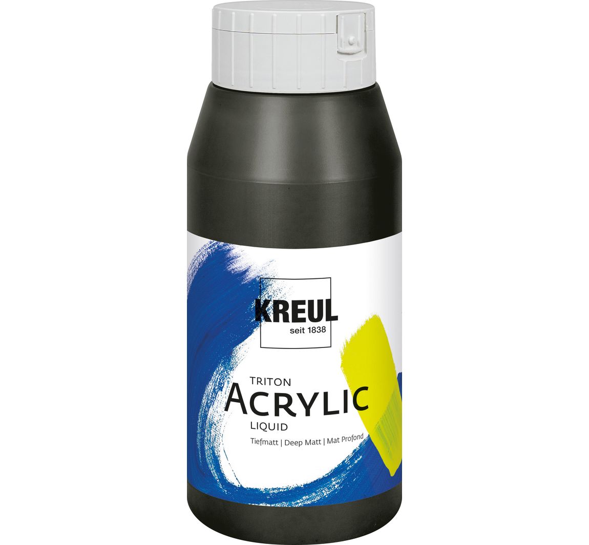 KREUL Triton Acrylic Liquid - Schwarz