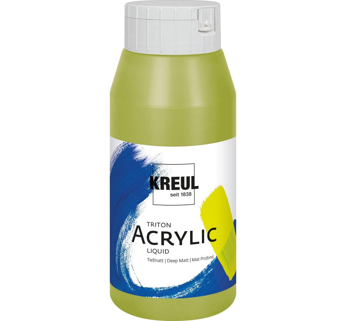 KREUL Triton Acrylic Liquid - Olivgrün hell