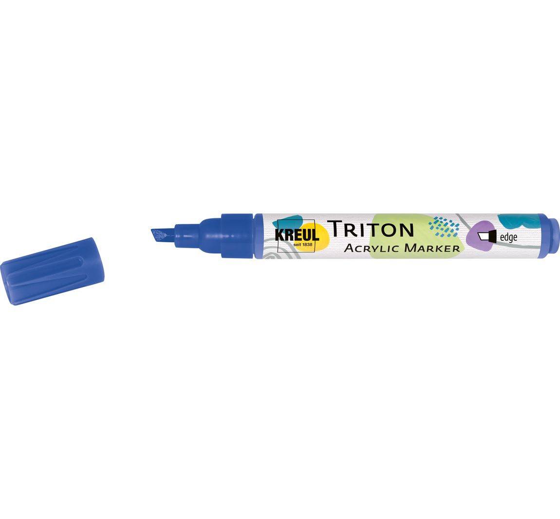 KREUL Triton Acrylic Marker "edge" - Ultramarinblau