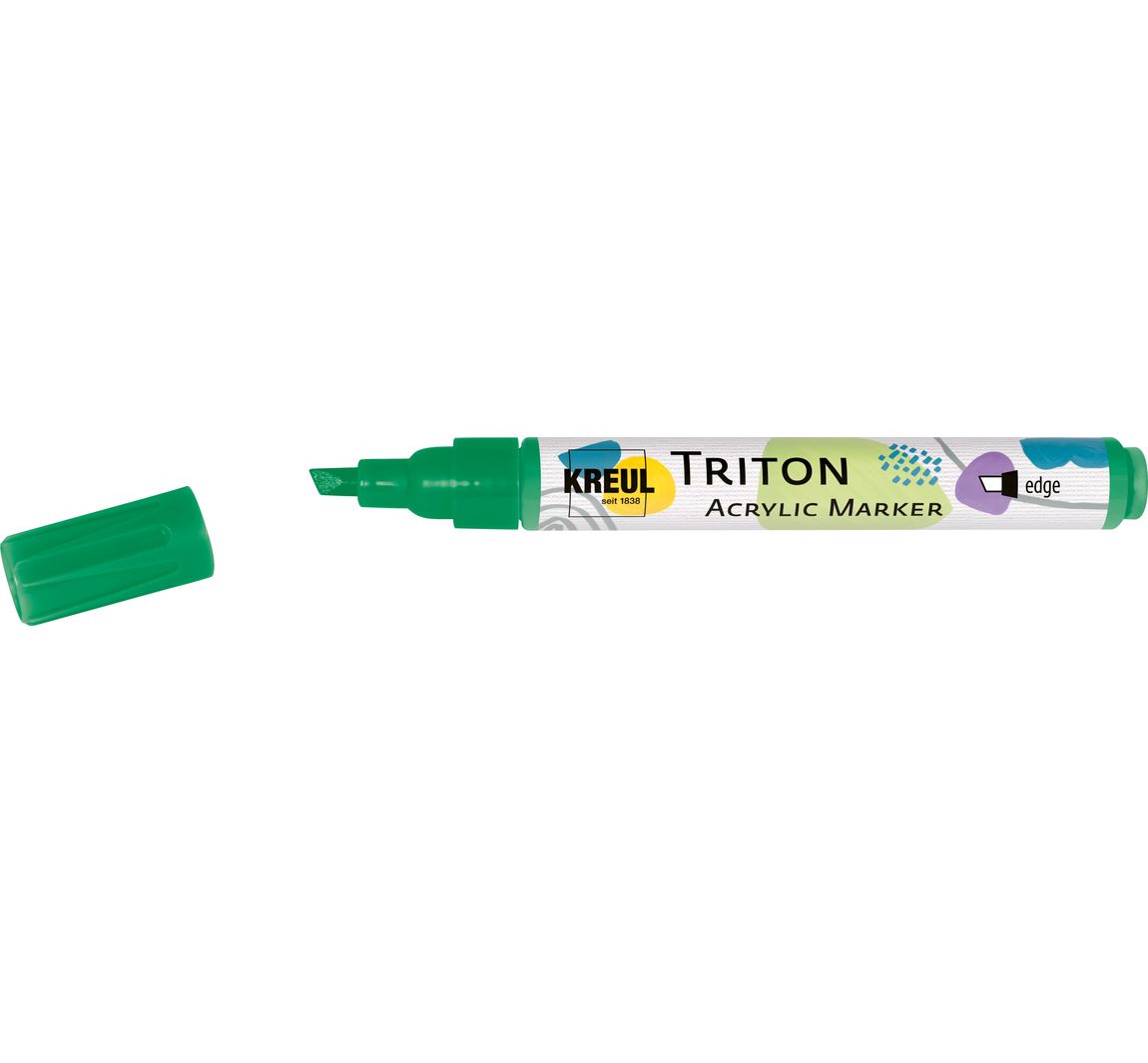 KREUL Triton Acrylic Marker "edge" - Permanentgrün
