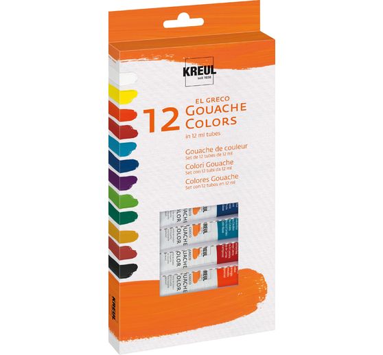 KREUL el Greco gouache colour set