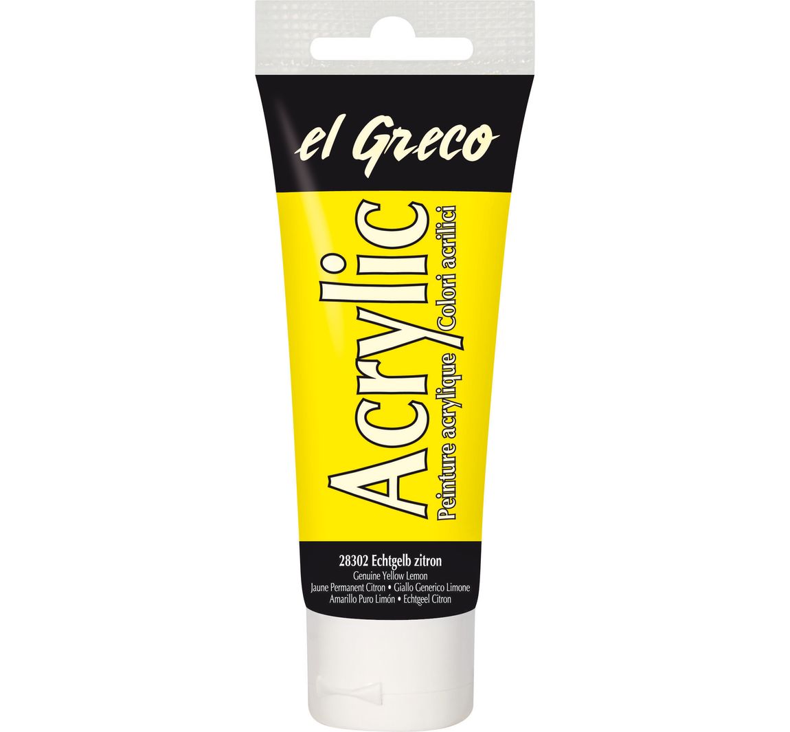KREUL el Greco Acrylic - Echtgelb-Zitron