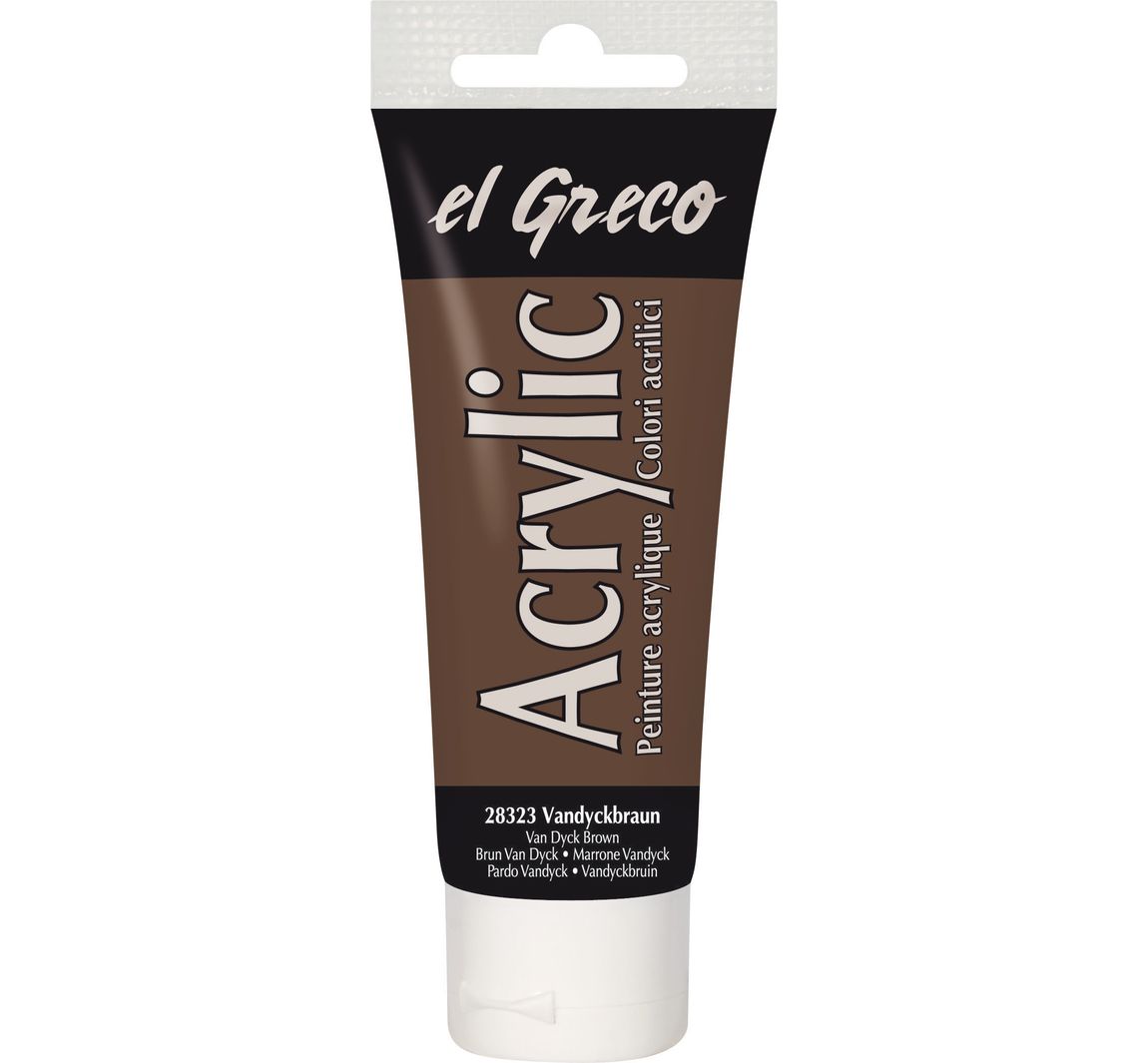 KREUL el Greco Acrylic - Vandyckbraun