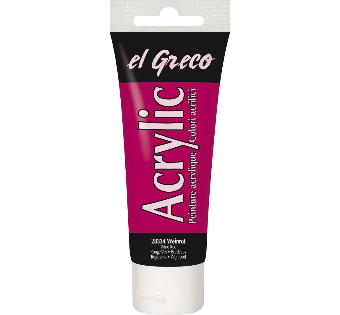 KREUL el Greco Acrylic - Weinrot