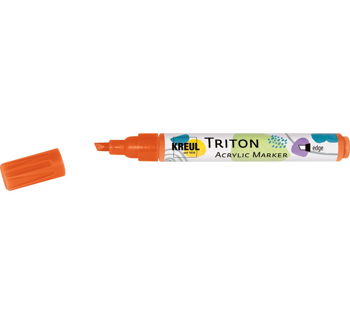 KREUL Triton Acrylic Marker "edge" - Echtorange
