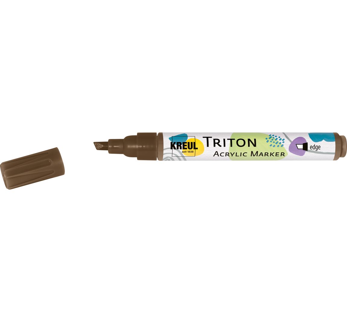 KREUL Triton Acrylic Marker "edge" - Havannabraun