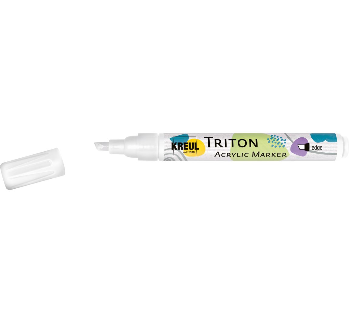 KREUL Triton Acrylic Marker "edge" - Weiß