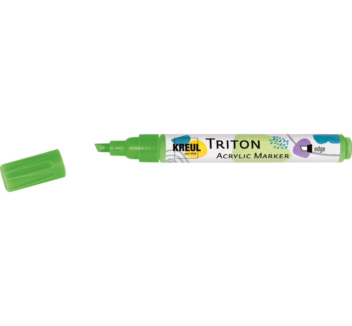 KREUL Triton Acrylic Marker "edge" - Gelbgrün