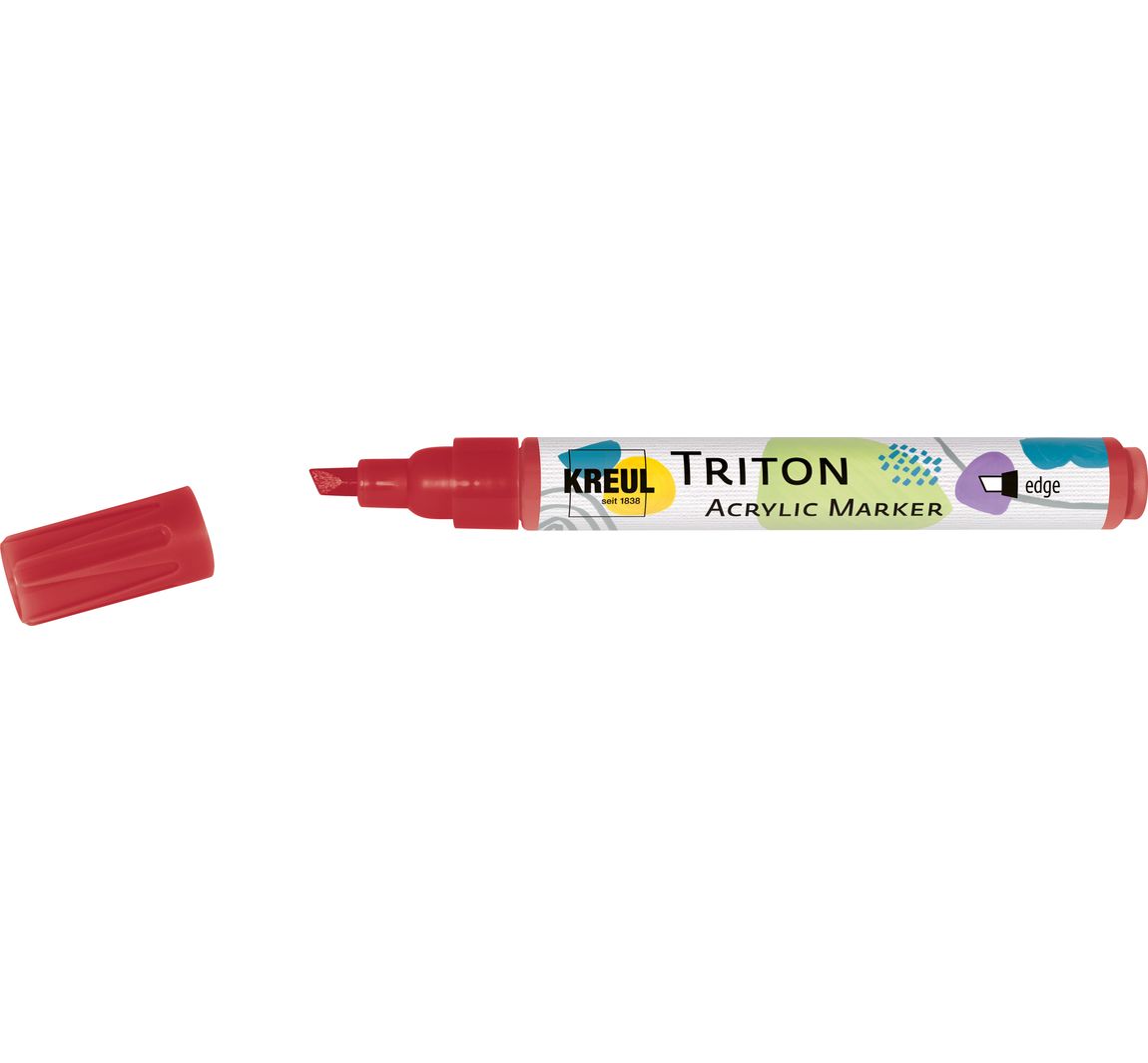 KREUL Triton Acrylic Marker "edge" - Karminrot