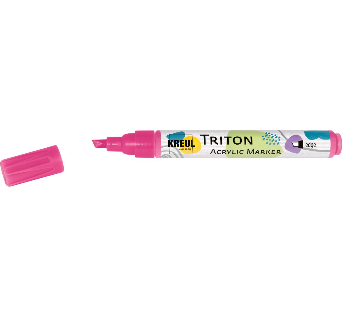 KREUL Triton Acrylic Marker "edge" - Violettrot